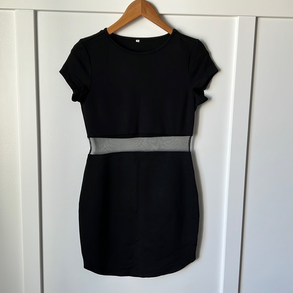 BLACK mini dress